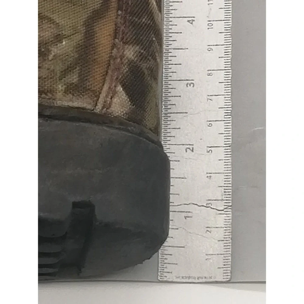 Pro Line Boots Mens Green Camo 8 Hunting Work Shoes Sturdy Thinsulate 61601BU